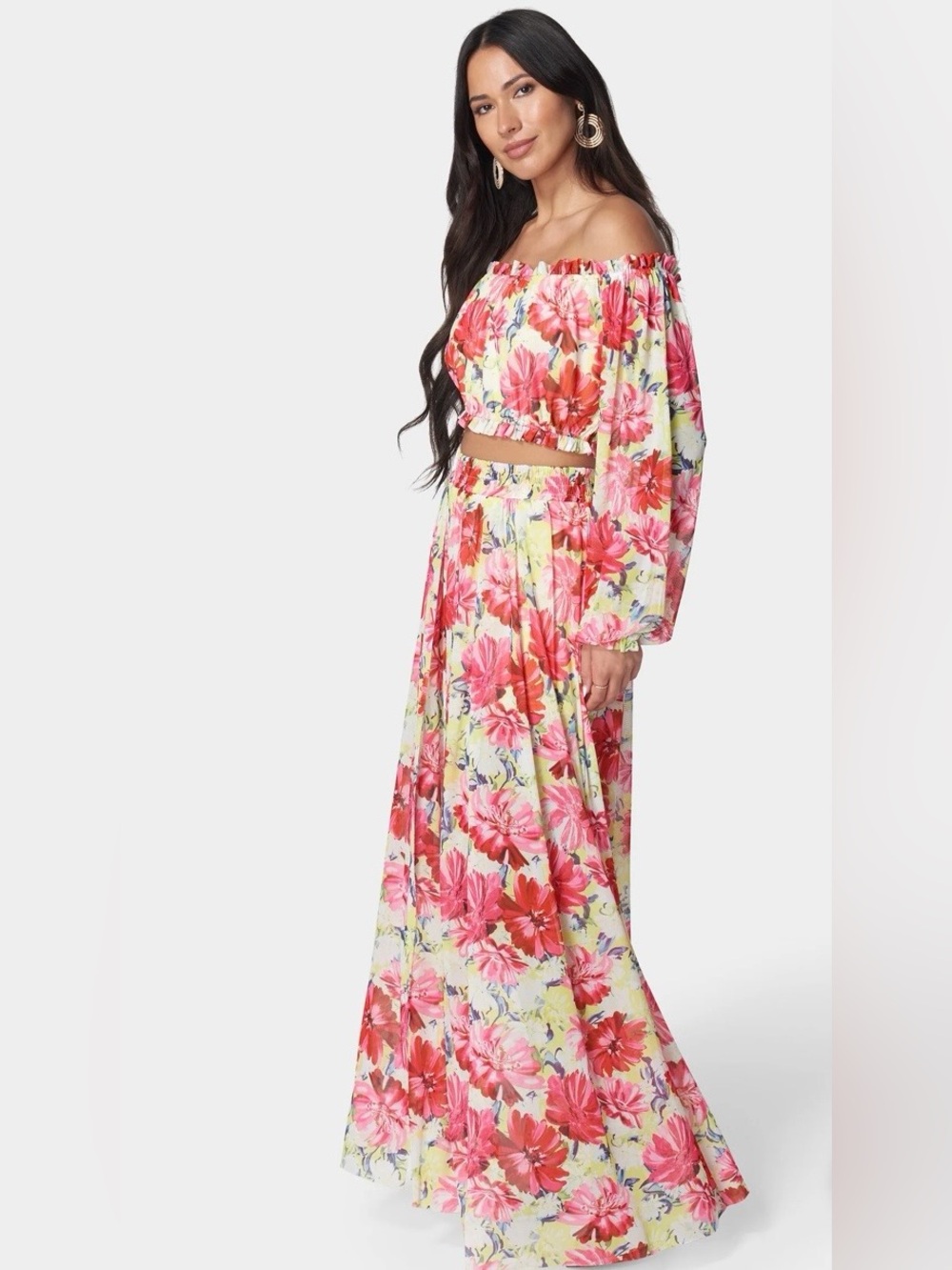 High Slit Two Piece Mesh Set NWT - Picture 2 of 5
